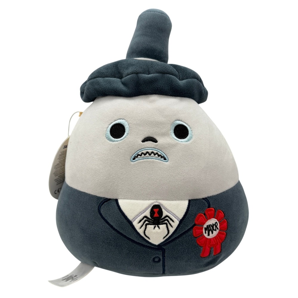 Disney Nightmare Before Christmas Squishmallows Mayor 8" Plush Two-Sided Face